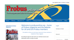Desktop Screenshot of probusonline.org