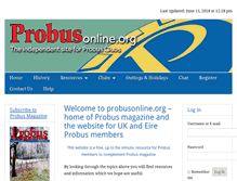 Tablet Screenshot of probusonline.org